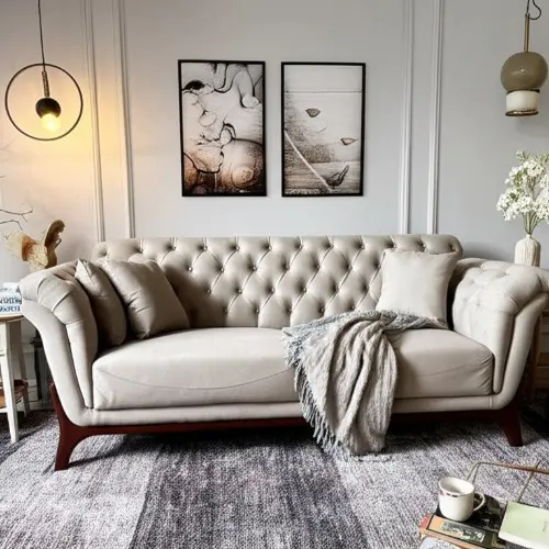Chesterfield with Wooden Frame 1