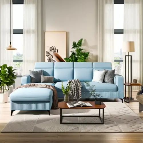 Storage L Shape Sofa 2