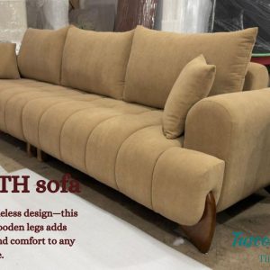 AARTH Sofa (Wooden Legs) – 8 Ft