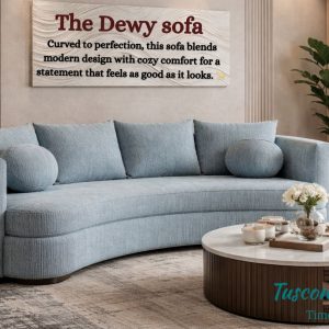 Dewey Curve Sofa (8 ft)